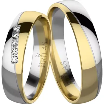 Prsten Enrica Colour GW - hezké snubáky z kombinovaného zlata