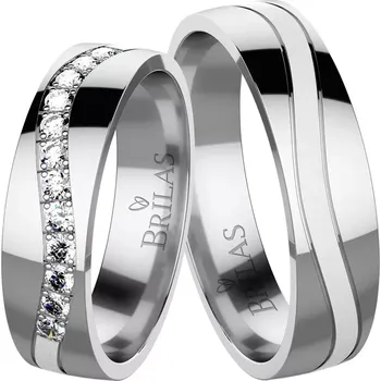 Prsten Adore White - snubní prsteny z bílého zlata