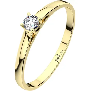 Prsten Diona Gold - jemný zásnubní prsten ze žlutého zlata