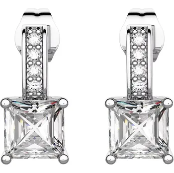 Náušnice Leontýna - stříbrné náušnice se zirkony