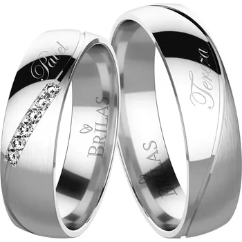 Prsten Amos White - jedinečné snubní prsteny z bílého zlata