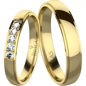 Prsten Angelika 5 Gold - snubní prsteny ze žlutého zlata