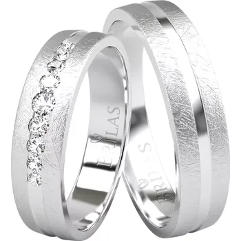 Prsten Emidio White - krásné snubáky z bílého zlata