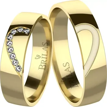 Prsten Constanza Gold - jemné snubní prsteny ze žlutého zlata