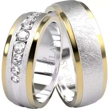 Prsten Delores Colour GW - snubní prstýnky z kombinovaného zlata