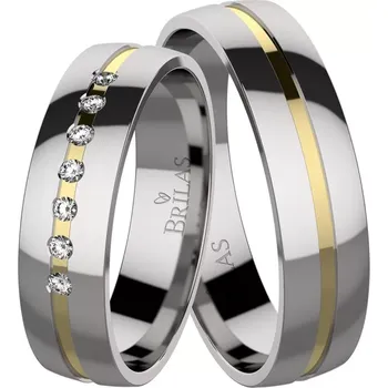 Prsten Orion Steel Gold - snubní prsteny z chirurgické oceli