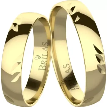 Prsten Imelda Gold - snubní prsteny bez kamene