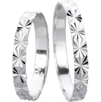 Prsten Babsy White - extravagantní zlaté snubní prsteny v bílém provedení