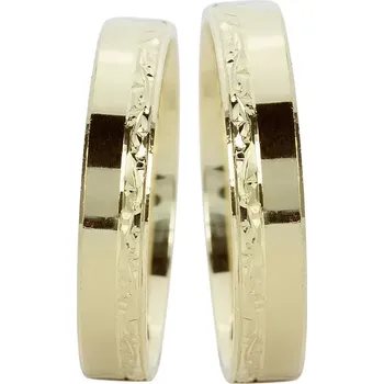 Prsten Opuncia - snubní prsteny ze žlutého zlata