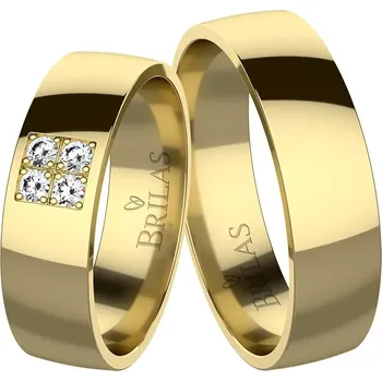 Prsten Dana Gold Briliant - snubní prsteny ze žlutého zlata