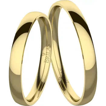 Prsten Greta Gold comfort - snubní prsteny ze žlutého zlata