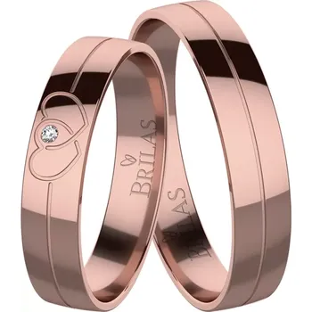 Prsten Hadeon Red - snubní prsteny z červeného zlata