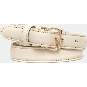 Opasek Kožený pásek Guess dámský, béžová barva BW9119.P4220 01A, vel. S