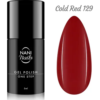 Lak na nehty NANI - One Step - Cold Red - lak na nehty - 5 ml - červená