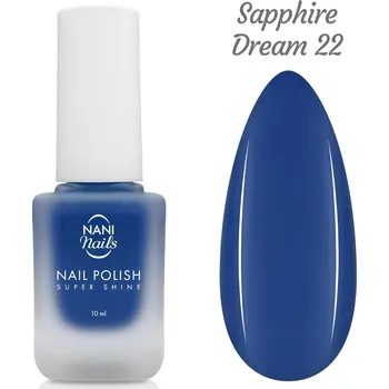 Lak na nehty NANI lak na nehty Super Shine 10 ml - Sapphire Dream