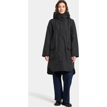 Dámská parka Parka Didriksons AIKO černá barva, zimní, 505928 99X, vel. 38