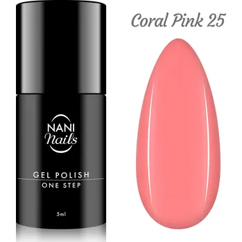 Lak na nehty NANI gel lak One Step 5 ml - Coral Pink