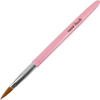 Kosmetický štětec NANI štětec na akryl, vel. 6, Premium - Metallic Pink