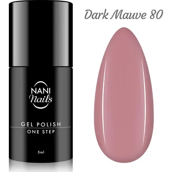 Lak na nehty NANI gel lak One Step 5 ml - Dark Mauve
