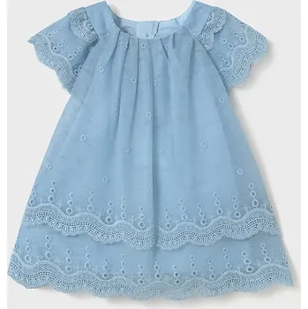 Dívčí šaty Dívčí šaty Mayoral modrá barva, mini, 1910 1910.4C.Baby.PPYA 50X, vel. 74