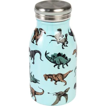 Láhev Světle modrá nerezová dětská lahev 250 ml Prehistoric Land – Rex London ID_1805144