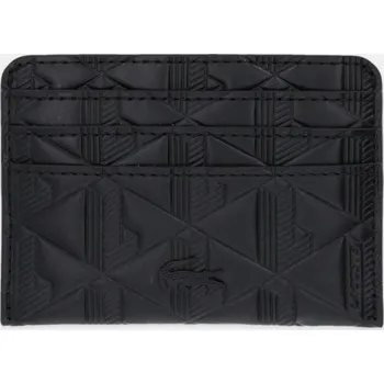 Peněženka Kožené pouzdro na karty Lacoste NF4828MH černá 99X, vel. ONE SIZE
