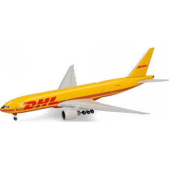 Plastikový model Herpa - Boeing B777F, DHL Aviation, Německo, 1/500