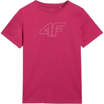 Chlapecké tričko Dětské triko 4F Tshirt F2388 Dětská velikost: 152 / Barva: růžová