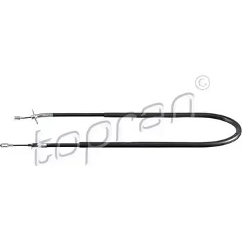 Lanko parkovací brzdy TOPRAN Tažné lanko parkovací brzdy TPR 631 765