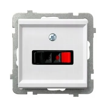 Elektrická zásuvka OSPEL SONATA JEDNODUCHÁ ZÁSUVKA REPRODUKTOROVÁ GG-1R/m/00