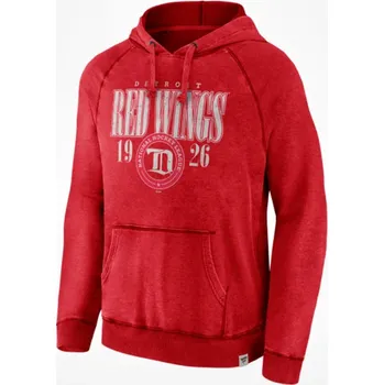 Pánská mikina Fanatics Pánská mikina Detroit Red Wings NHL A/LS Hoodie Velikost: S