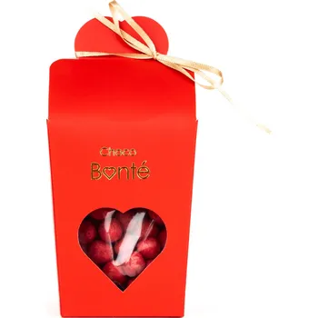 Čokoláda Choco Bonté Lískové ořechy v bílé čokoládě a malinách 150 g