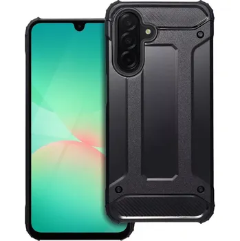 Pouzdro na mobilní telefon Armor kryt Samsung Galaxy A26 5G – černý odolný obal (Armor pouzdro pro Samsung Galaxy A26 5G – černý odolný kryt s Air Cushion a hybridní konstrukcí)