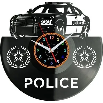 Hodiny Police Nástěnné Hodiny Vinylová Deska Moderní Dekorativní Dárek