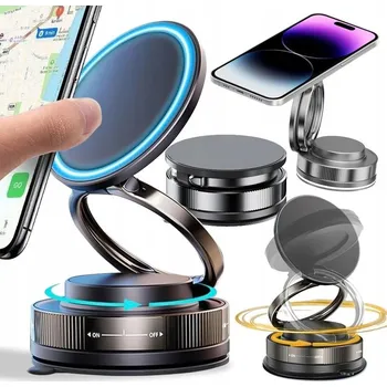 MAGNETICKÝ DRŽÁK TELEFONU DO AUTA MAGSAFE NA SKLO PALUBNÍ DESKU S PŘÍSAVKOU 360°