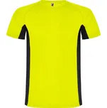 Roly Funkční triko s krátkým rukávem SHANGHAI Velikost: 12 let, Barva: neon yellow-černá