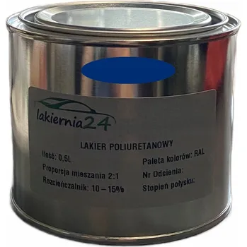 Lak na dřevo Barva Průmyslová polyuretanová barva, polyuretanový lak matný 0,5l 2:1 RAL 5011