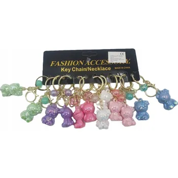 Gumové klíčenky Midex medvídci 12 ks