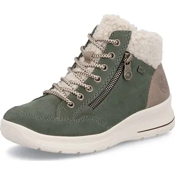 Dámská obuv Dámská kotníková obuv RIEKER L7701-54 zelená W5 38