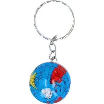 PŘÍVĚSEK NA KLÍČE PŘÍVĚSEK ZEMĚKOULE GLOBUS PLANETA