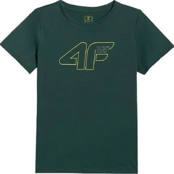 Dětské triko 4F Tshirt M2417 Dětská velikost: 134 / Barva: zelená
