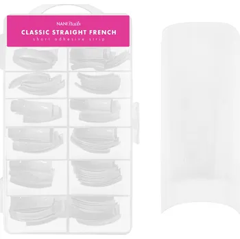 NANI tipy v boxu, 120 ks, 10 vel. - French, krátká lep. plocha