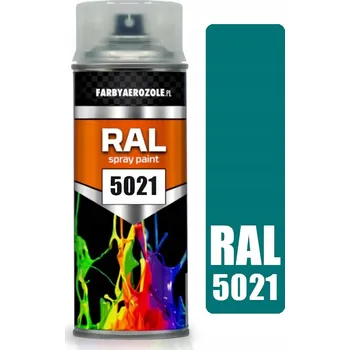 Barva ve spreji AKRYLOVÝ LAK VE SPREJI RAL 5021 WATER BLUE Vodní Modrá 400ml Lesklý