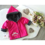 AMÁLKA Zateplený kabátek, bunda, malinový Velikost: 92-98