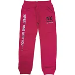 Dívčí tepláky růžové Kugo M7031