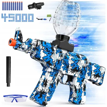 Dětská zbraň AUTOMATICKÁ PISTOLE NA GELOVÉ KULIČKY PUŠKA VELKÁ SADA XL 45000 KULIČEK