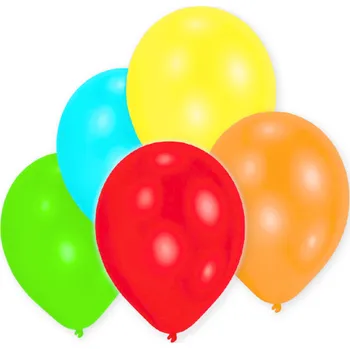 Balónek Amscan Výhodné balení 25ks kulatý latexový balónek 27,5cm - Standard mix