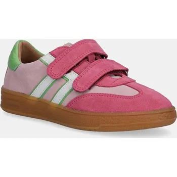 Dívčí tenisky Dětské semišové sneakers boty Froddo LOU růžová barva, G3130269 G3130269.31.32 42X, EUR 32