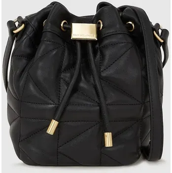 Kožená kabelka Karl Lagerfeld K/KUILT A4W30088 černá 99X, vel. ONE SIZE