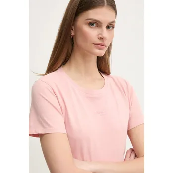 Pánské tričko Bavlněné tričko Pepe Jeans LOLLY PL505985 růžová 39B, vel. L